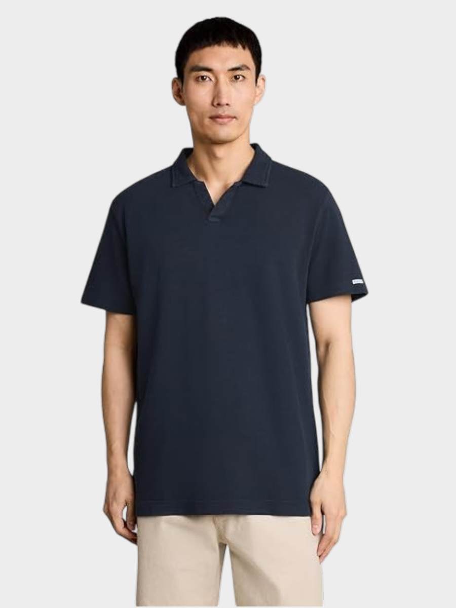 Tom Tailor muška majica teget 1051513 10668, prikaz spreda na modelu