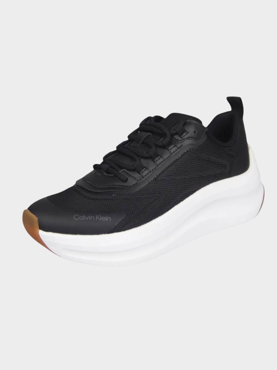 Calvin-Klein-ženske-patike-ckhw0hw03111-beh-04 Calvin Klein ženske patike crne ckhw0hw03111 beh - ženska crna patika sa pertlama i belim debelim đonom