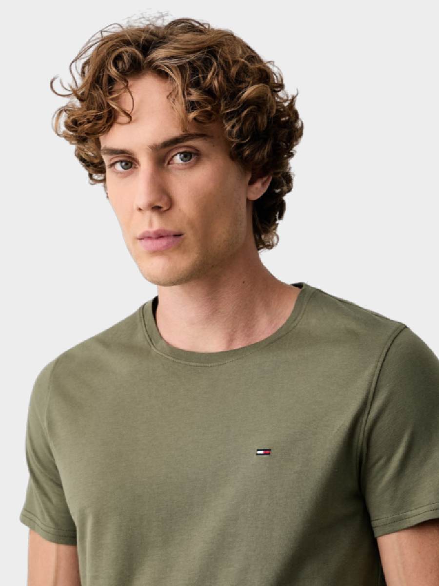 Tommy-Hilfiger-muška-majica-thdm0dm04411-m04-03 Tommy Hilfiger muška majica zelena thdm0dm04411 m04 zelena majica kratkih rukava sa okruglim izrezom